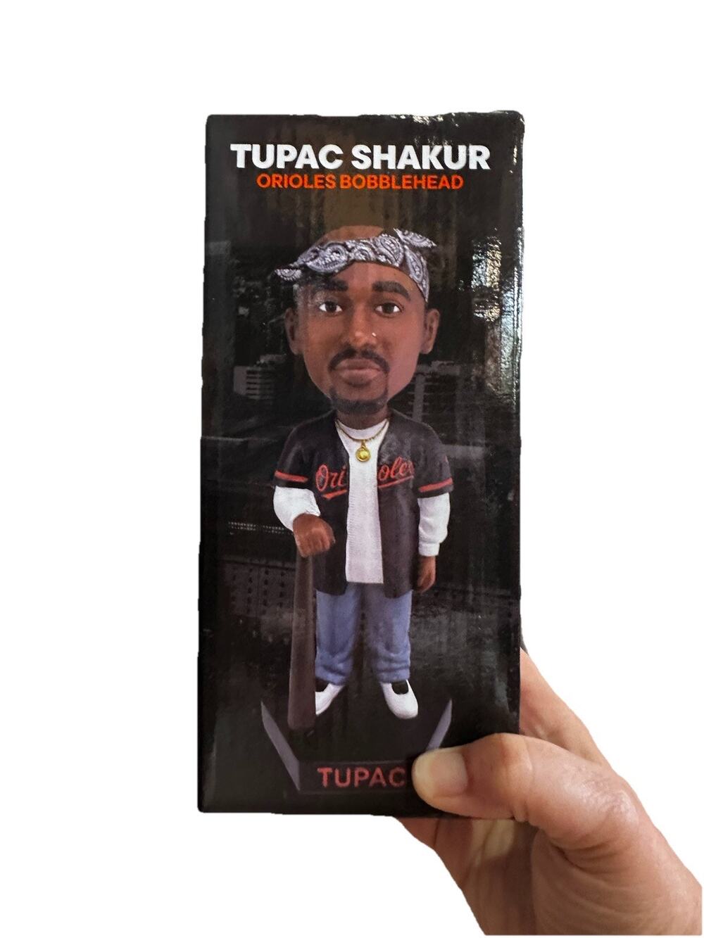 Tupac Shakur SGA Bobblehead Baltimore Orioles 5/8/26 IN HAND